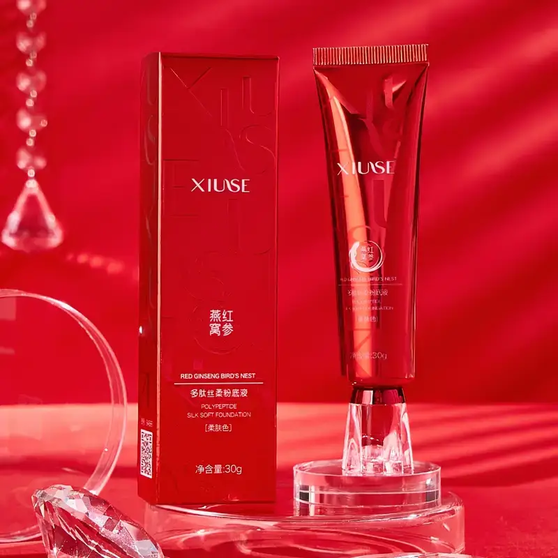 2 Single Pack Bird\'s Nest Red Ginseng Makeup Foundation - الصورة 5